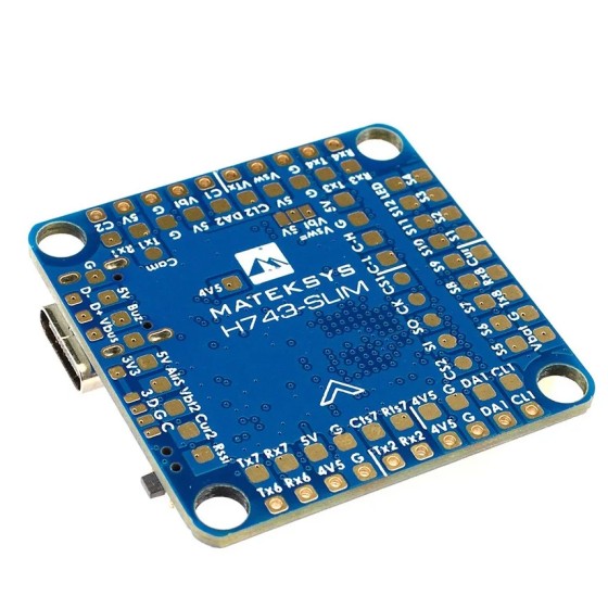 Contrôleur de vol Matek H743-SLIM V3 F7 intégré sans capteur de courant Baro Blackbox OSD 2-8S pour RC Racing Drone Avion